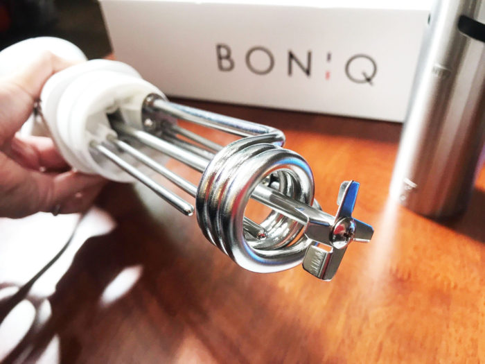 BONIQ真空低温調理器 ヒーターと撹拌用スクリュー